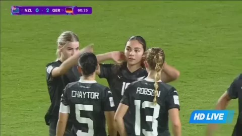 Poster siaran New Zealand U17 Women VS Germany U17 Women
