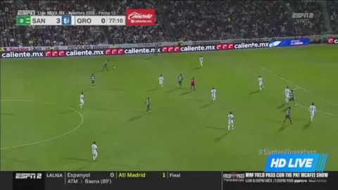 Poster siaran Santos Laguna VS Queretaro FC