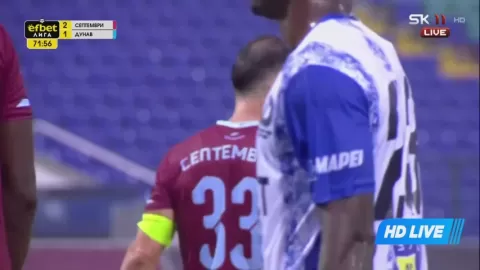 Poster siaran FK Septemvri Sofia VS FC Dunav Ruse