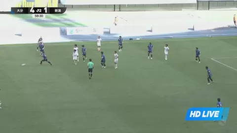 Poster siaran Oita Trinita VS Albirex Niigata