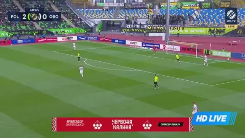 Poster siaran Polissya Zhytomyr VS Obolon Kyiv