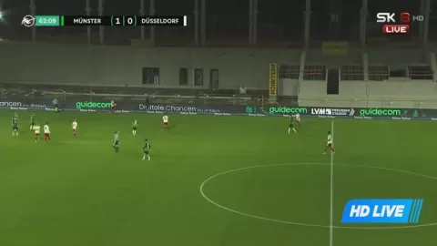 Poster siaran Preußen Münster VS Fortuna Dusseldorf