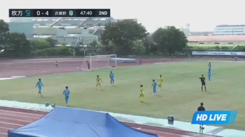 Poster siaran FC Tiamo Hirakata VS Yokogawa Musashino FC