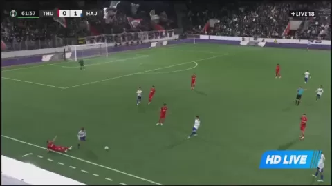 Poster siaran Thun VS Hajduk Split