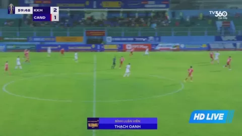 Poster siaran Khatoco Khanh Hoa VS PVF-CAND FC