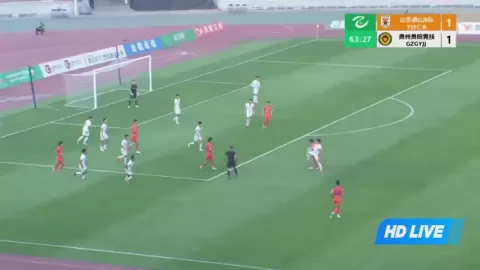 Poster siaran Shandong Taishan B VS Guizhou Guiyang Athletic
