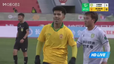Poster siaran Changchun Xidu VS Hubei Istar