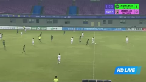 Poster siaran Zhejiang Professional FC U20 VS Shaanxi Union U20
