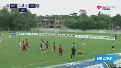 Poster siaran Chinland FC VS Yangon City
