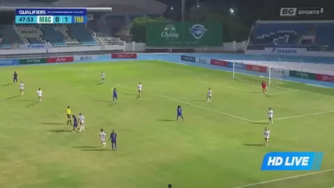 Poster siaran Thailand U17 Women VS Macao China U17 W