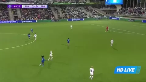 Poster siaran Finland Women VS Serbia Women