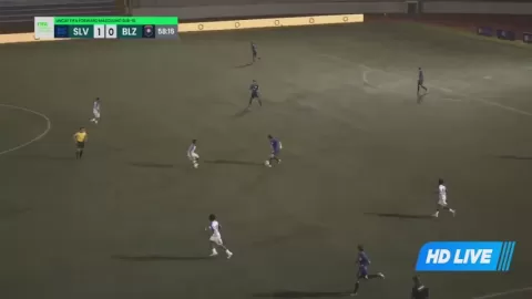 Poster siaran El Salvador U16 VS Belize U16