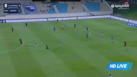 Poster siaran Al Dhafra FC VS Dubai United