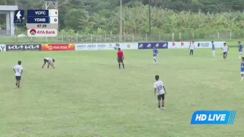 Poster siaran Yangon City U20 VS Yadanarbon FC U20