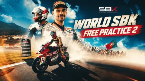 Poster siaran WorldSBK Tissot Estoril Round : Free Practice 2