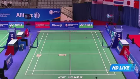 Poster siaran N.Shaik VS Y.Liu