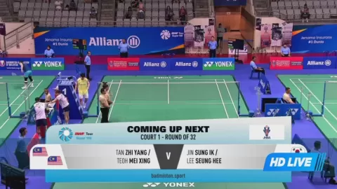 Poster siaran Wang Zijun VS Z.Ong