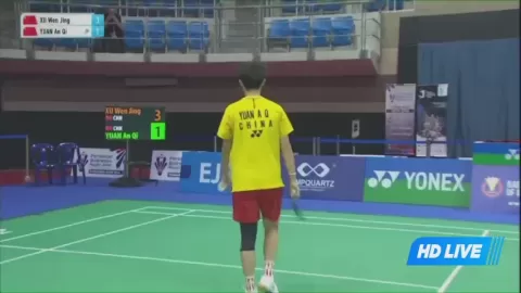 Poster siaran W.Xu VS A.Yuan