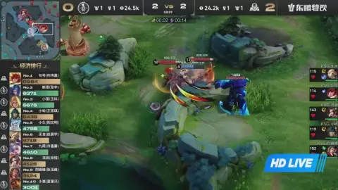 Poster siaran Kuaishou Gaming VS 杭州LGD.NBW