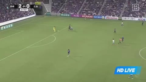 Poster siaran V-Varen Nagasaki vs Sanfrecce Hiroshima